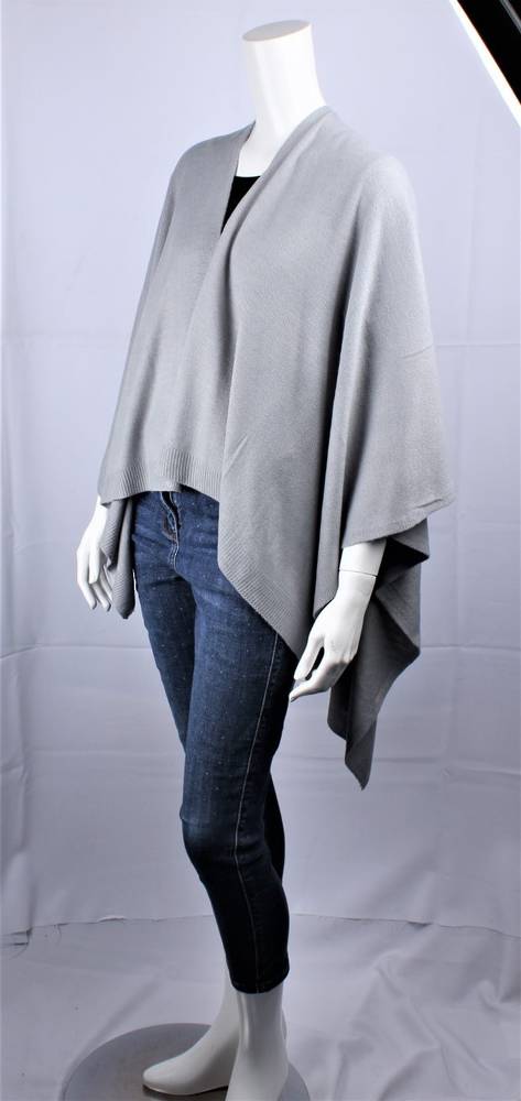 ALICE & LILY solid colour acrylic wrap grey SC/4887/GRY